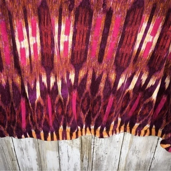 Lane Bryant Fun & Flirty Red & Orange Tank - Picture 3 of 5